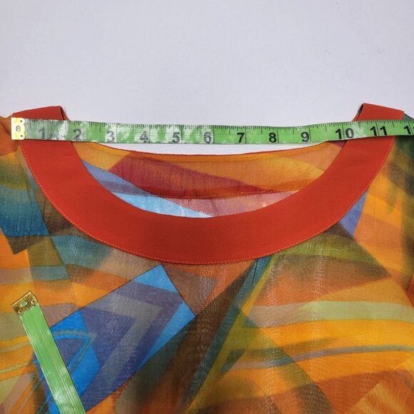 CUSTOM Made Silk Kaftan Multicolor Dress Caftan Tunic Silk Cover Up Silk Gown - Picture 13 of 14